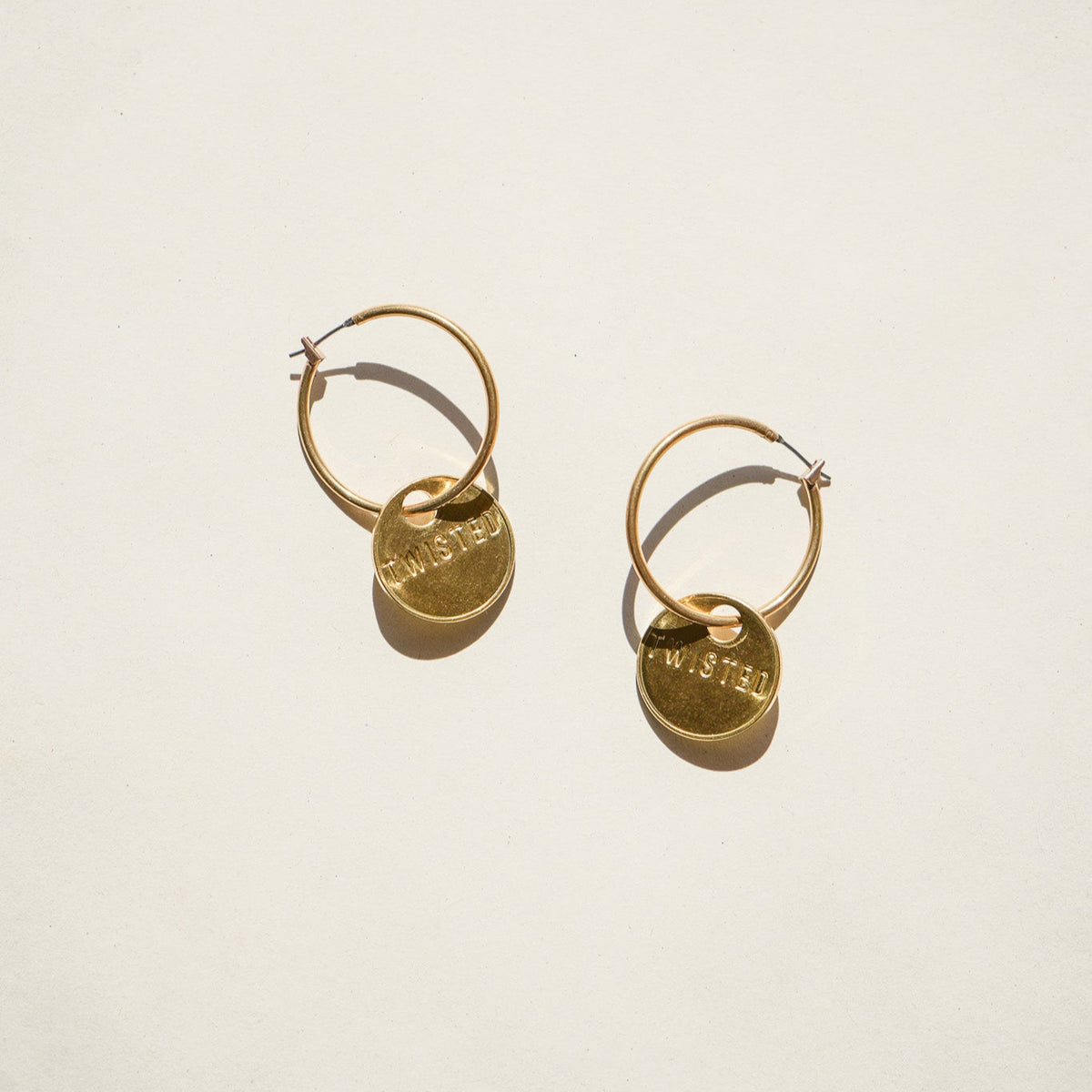 Twisted hoops - Twisted Silver