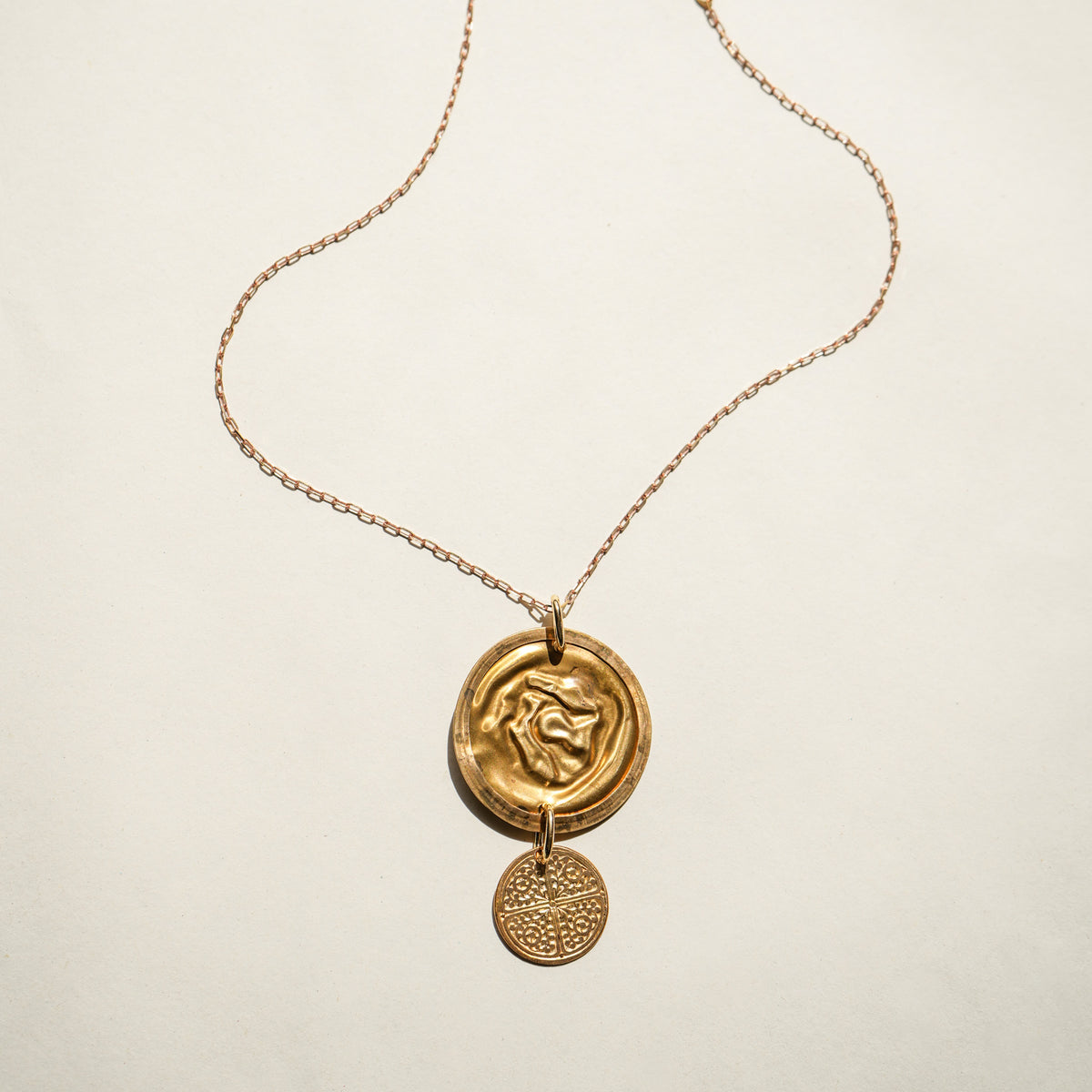 Gypsy necklace - Twisted Silver