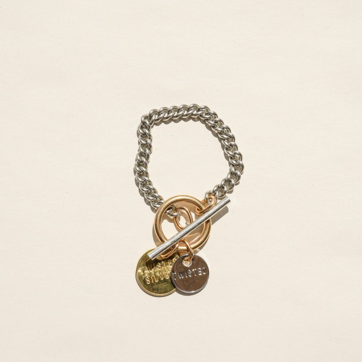 Capture bracelet - Twisted Silver