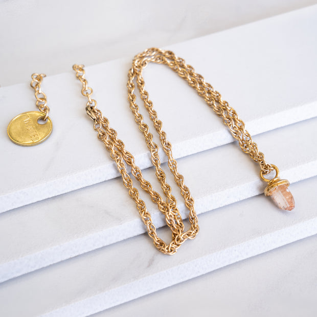 TOPAZ ROPE Necklace