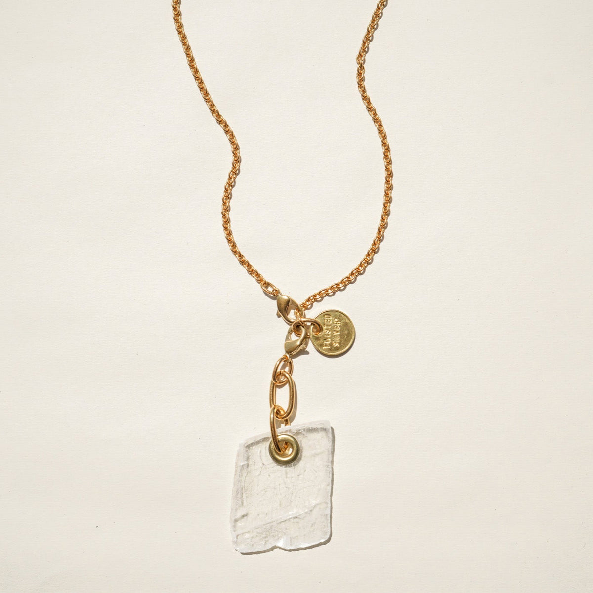 Clarity necklace - Twisted Silver