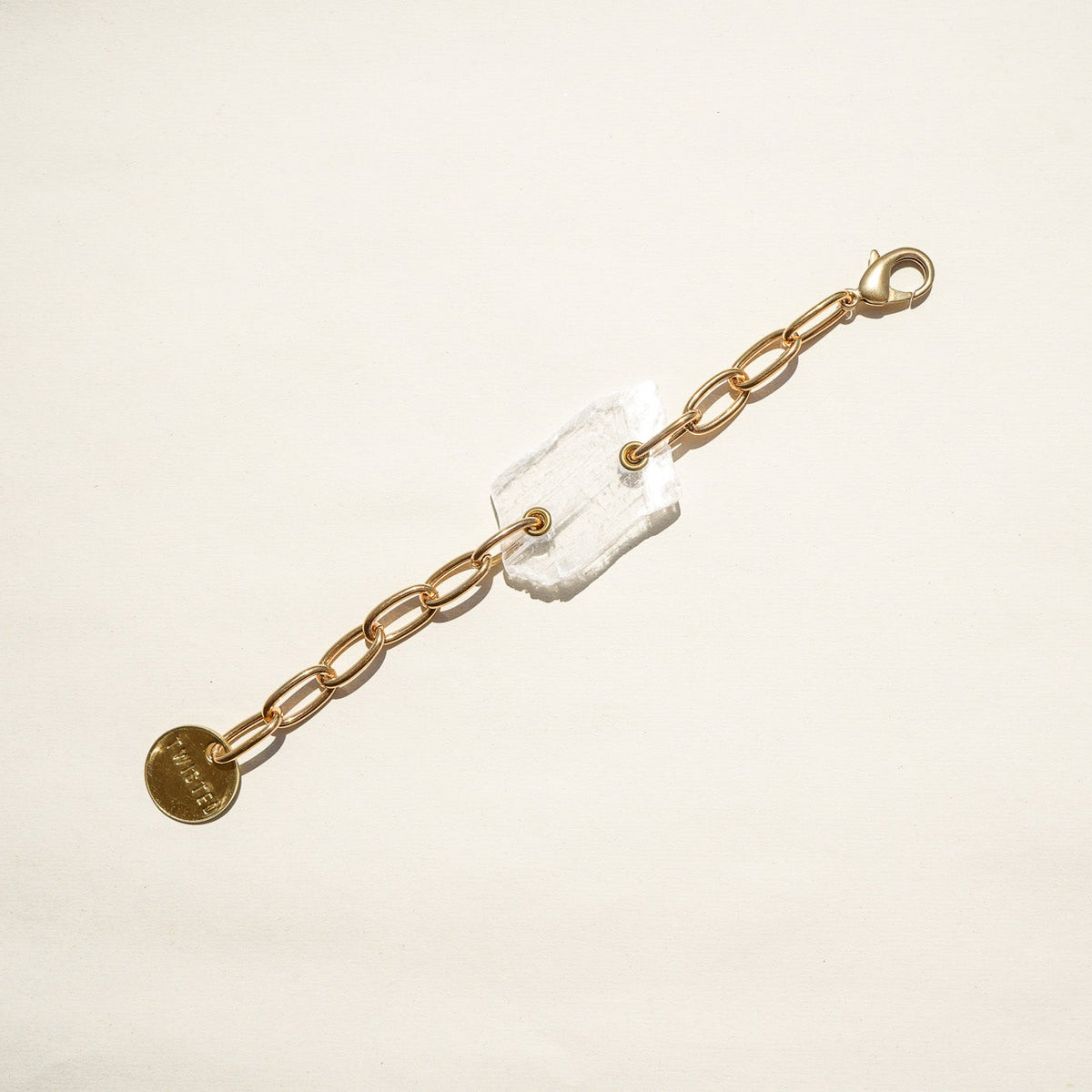 Clarity bracelet - Twisted Silver
