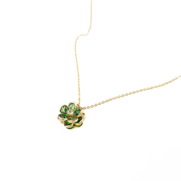 GREEN LOTUS Necklace