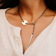 TINE Necklace - Twisted Silver