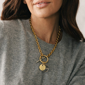 Capture necklace - Twisted Silver