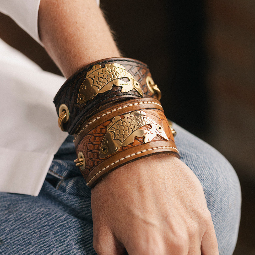 Koi bracelet - Twisted Silver