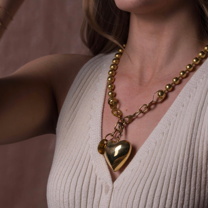 Ball & chain necklace