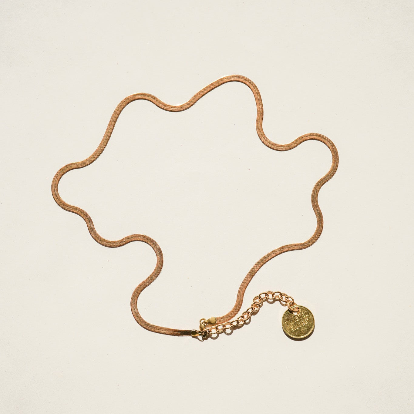 Goldie necklace - Twisted Silver