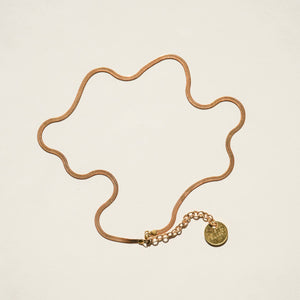 Goldie necklace - Twisted Silver