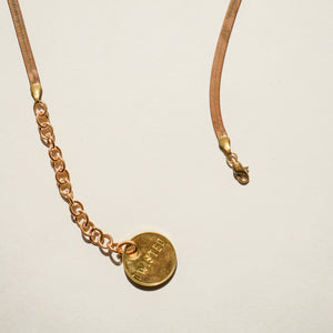 Goldie necklace - Twisted Silver