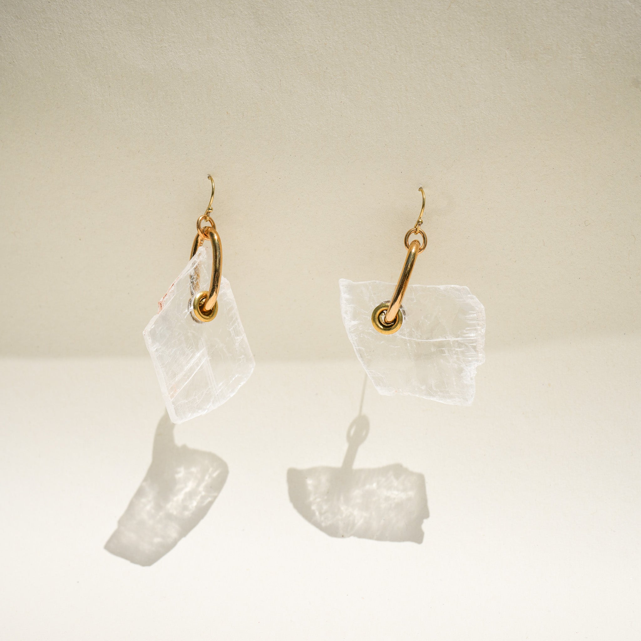 Clarity earrings - Twisted Silver