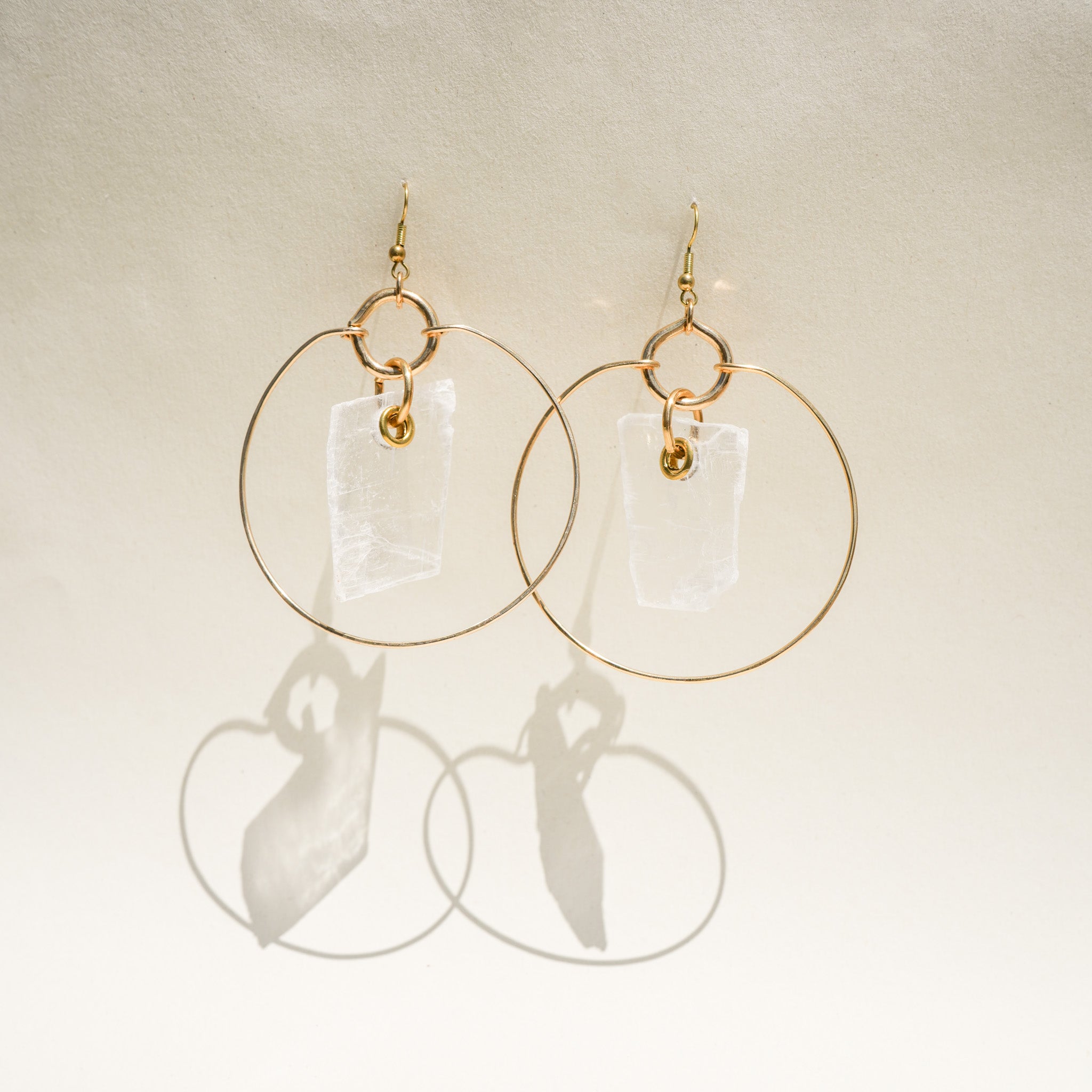 Clarity zone earrings - Twisted Silver