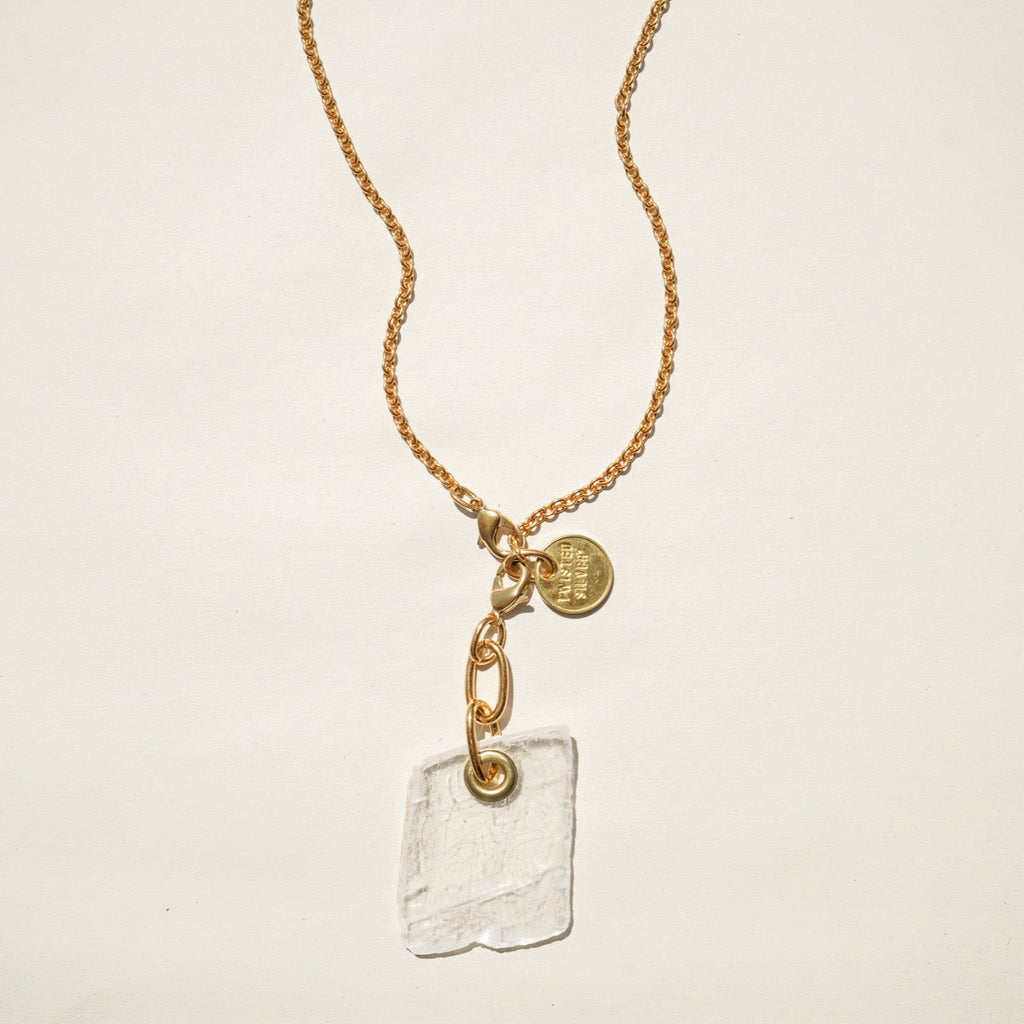 Clarity necklace - Twisted Silver