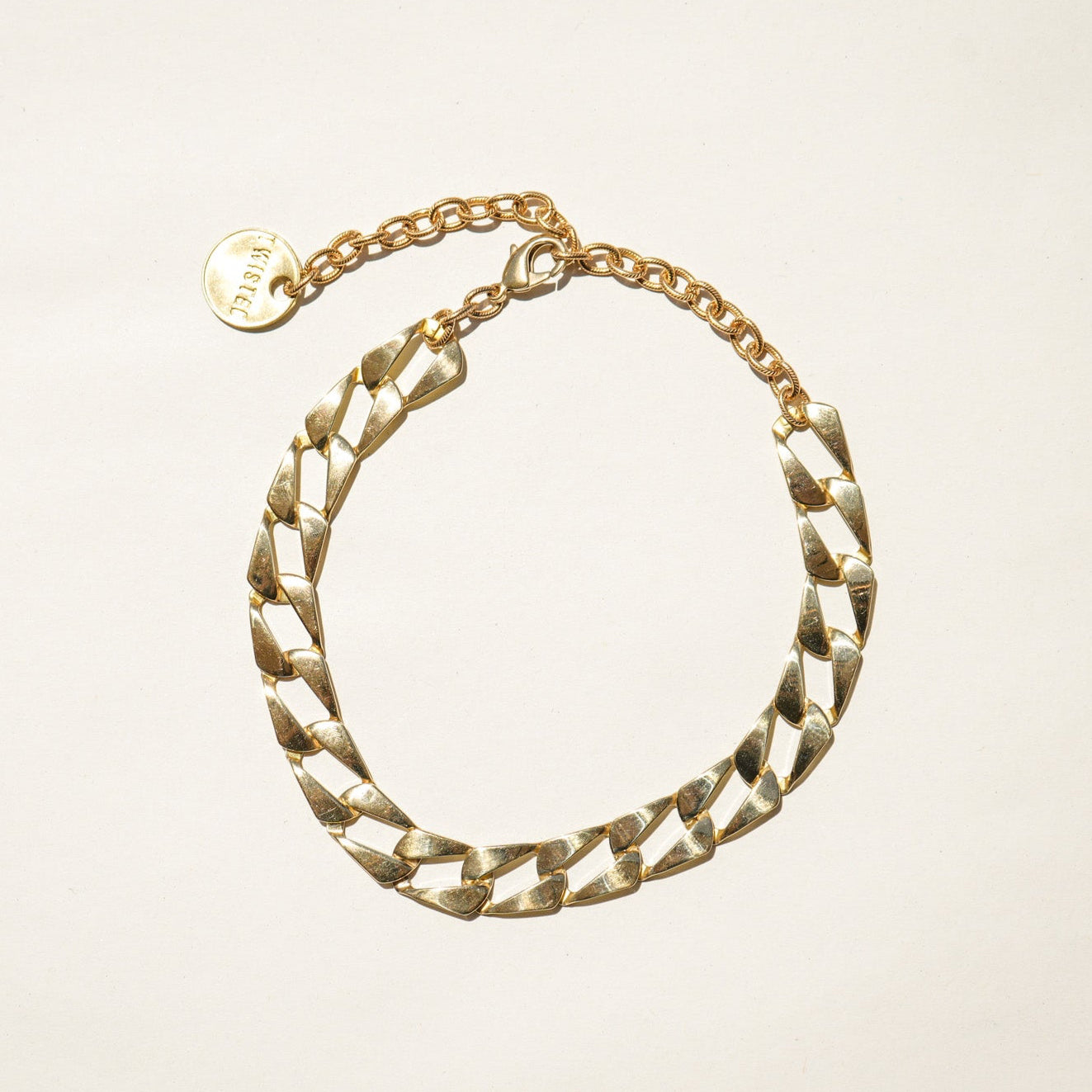 Muscle necklace - Twisted Silver