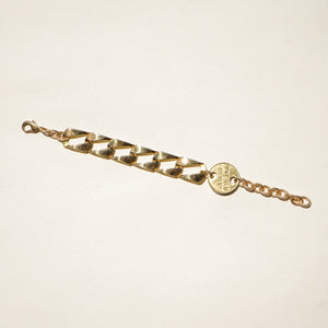Muscle bracelet - Twisted Silver