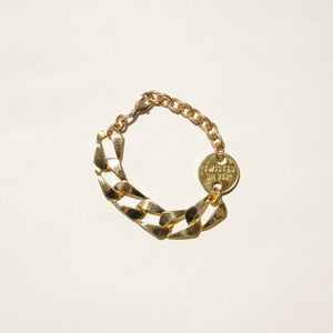 Muscle bracelet - Twisted Silver