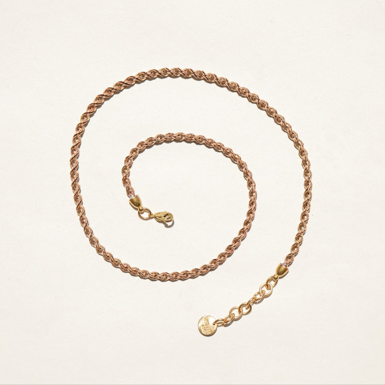 Tiny twist necklace