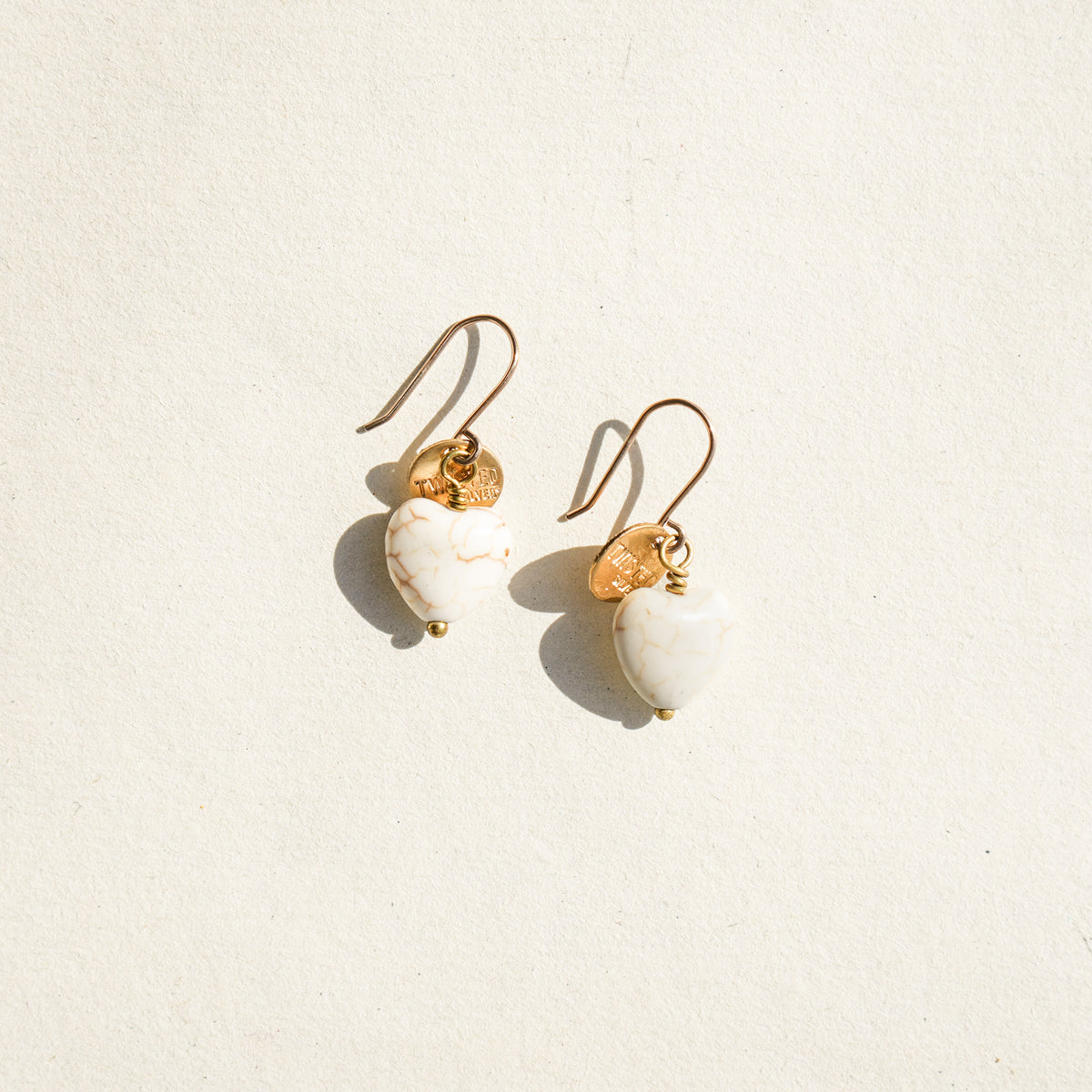 Serene earrings - Twisted Silver