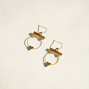 Cherie earrings - Twisted Silver