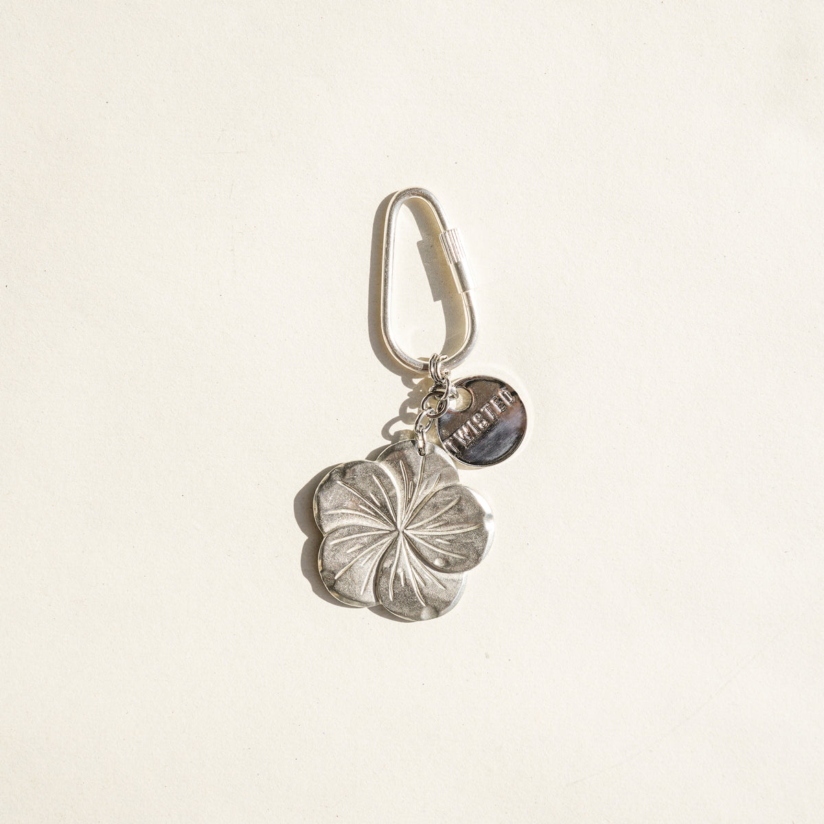 Lani keychain - Twisted Silver