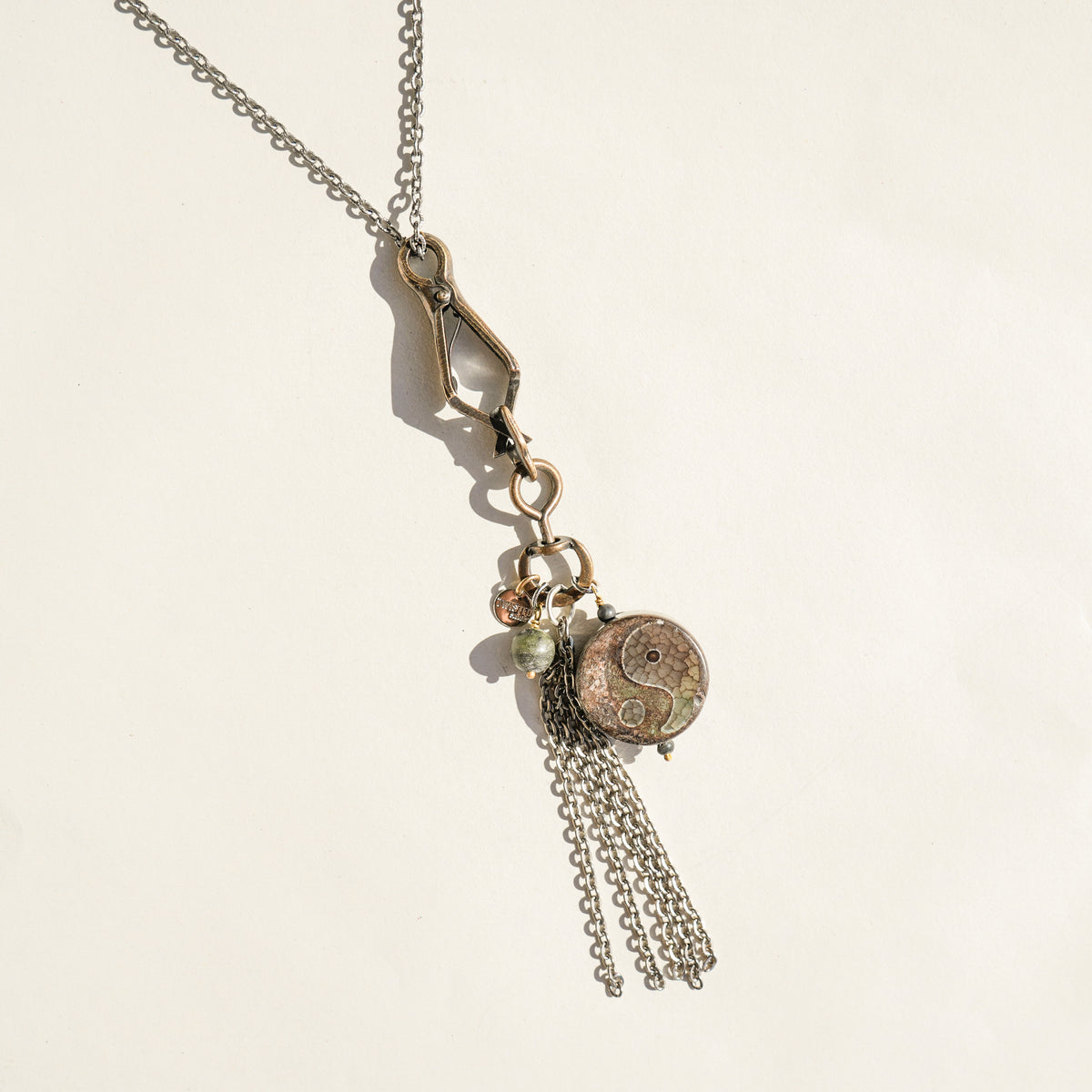 Aria necklace - Twisted Silver