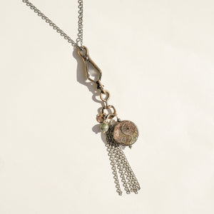 Aria necklace - Twisted Silver