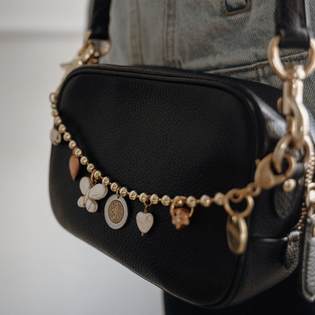 Harmony bag charm - Twisted Silver