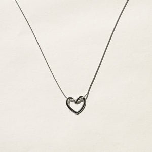 Evangeline necklace - Twisted Silver