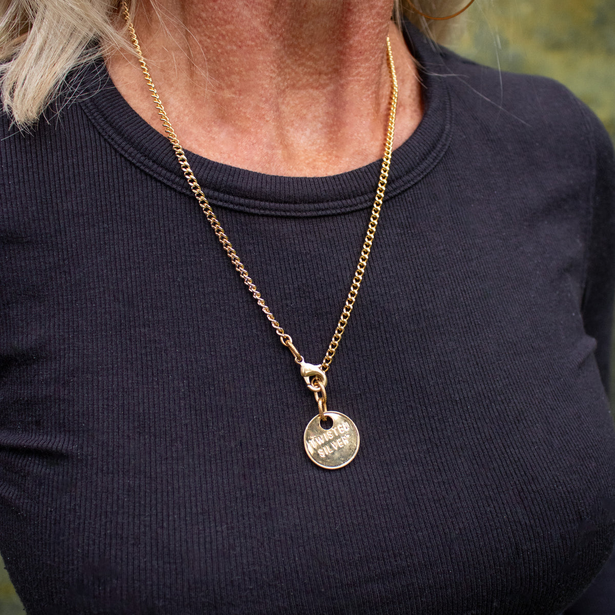 Fit chain luxe necklace - Twisted Silver