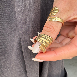 Nova ring - Twisted Silver