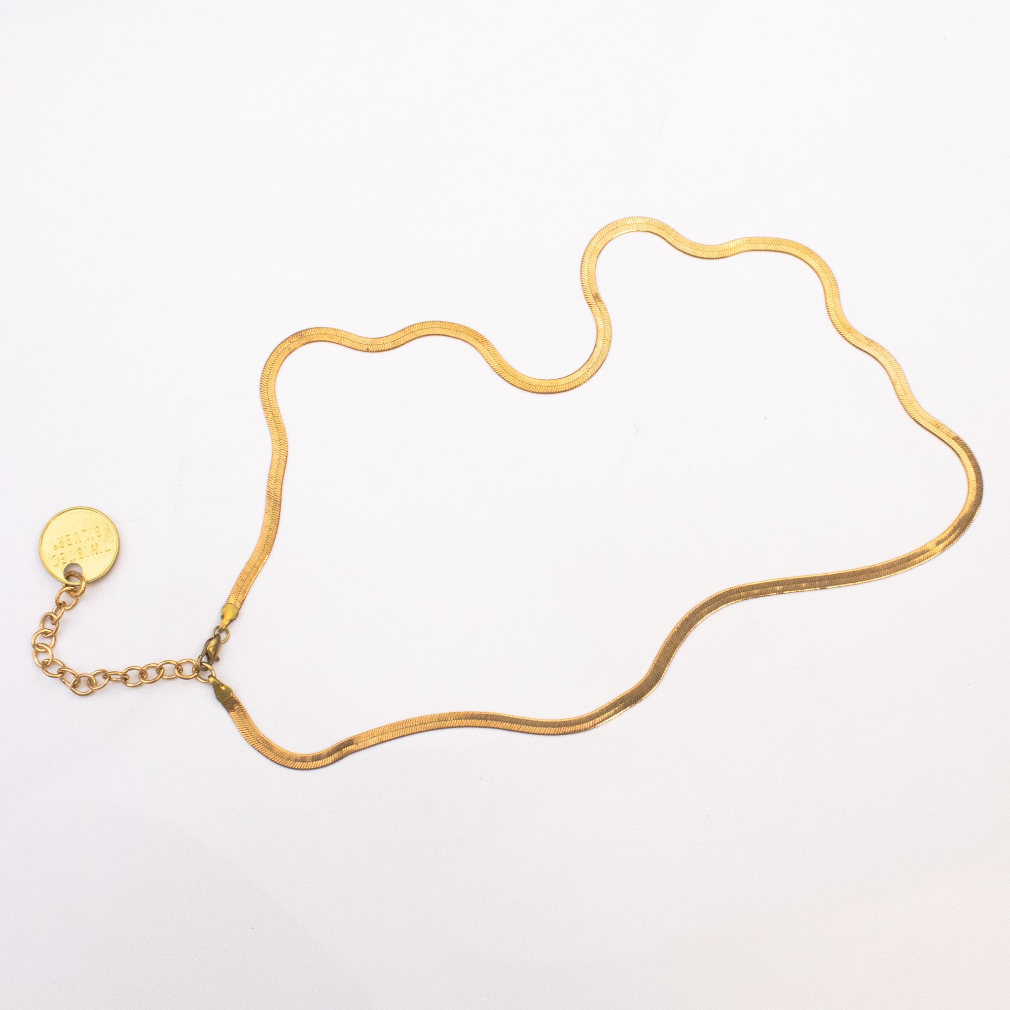 GOLDIE Necklace - Twisted Silver