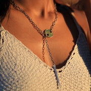 TINE Necklace - Twisted Silver