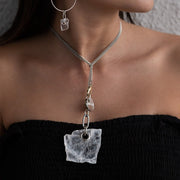 CLARITY Necklace - Twisted Silver