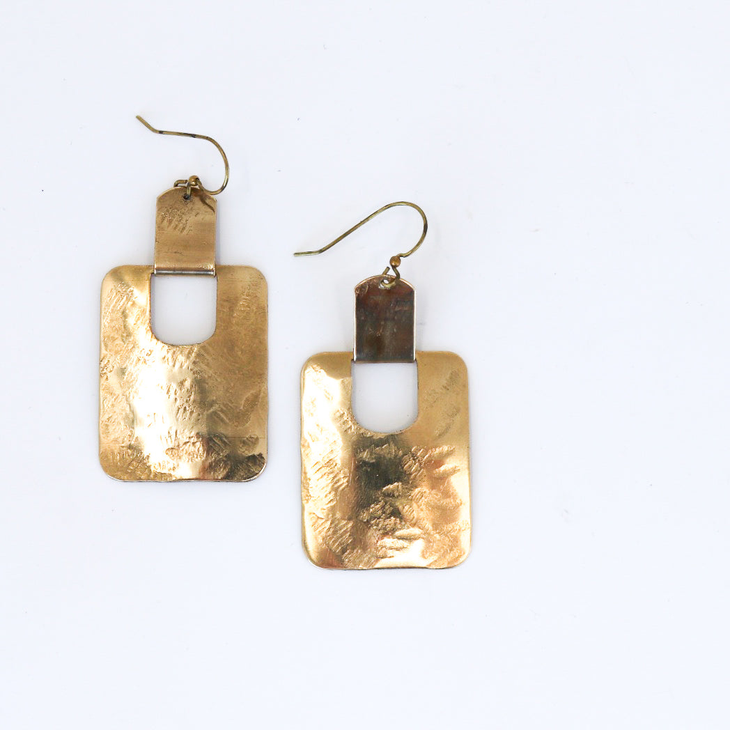 NILE Earrings - Twisted Silver Jewelry