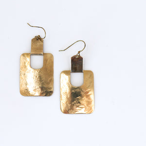 NILE Earrings - Twisted Silver Jewelry