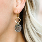 CASPIAN Earrings - Twisted Silver