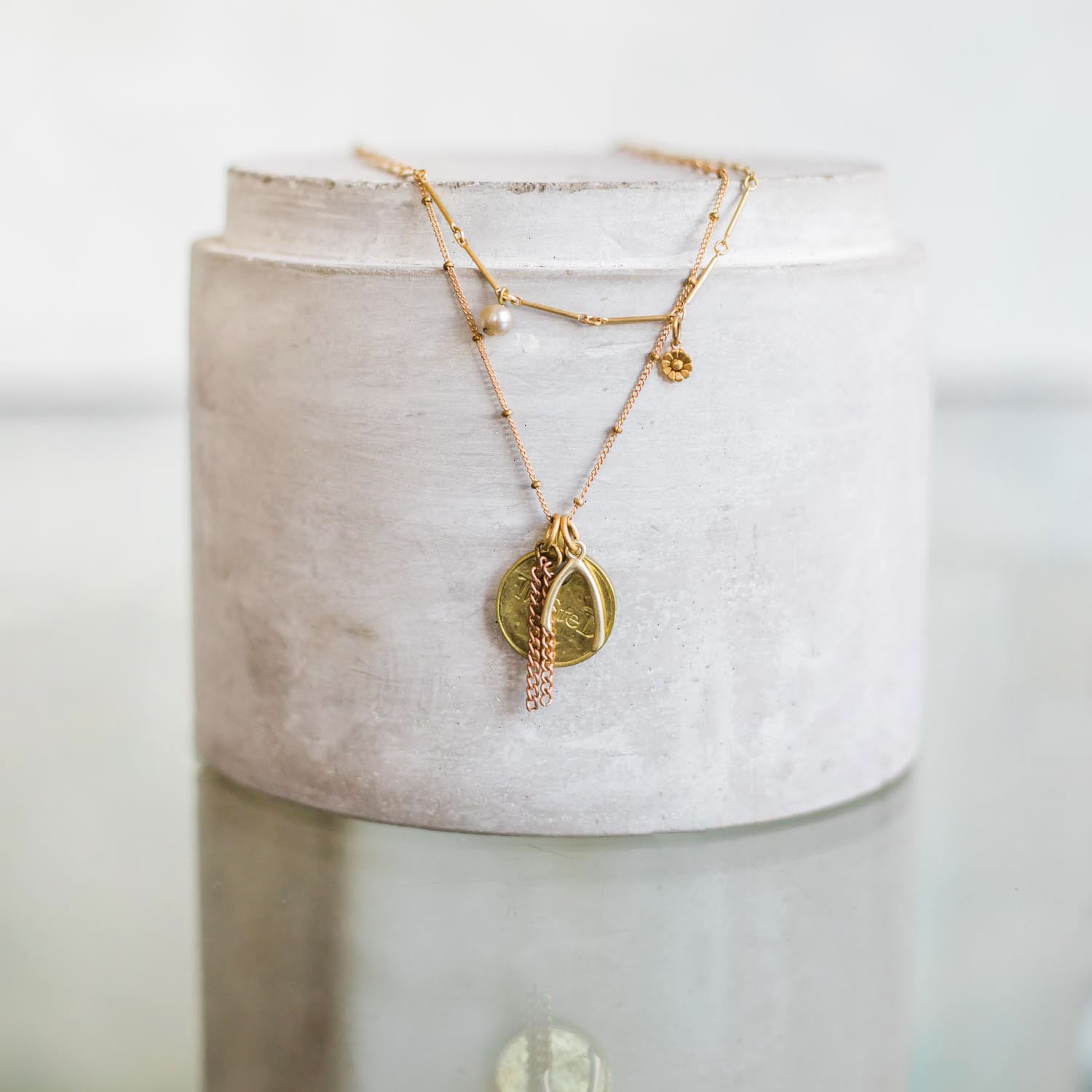 KARMA Necklace - Twisted Silver
