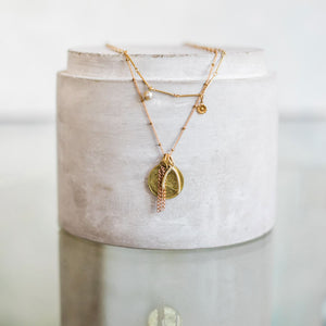 KARMA Necklace - Twisted Silver