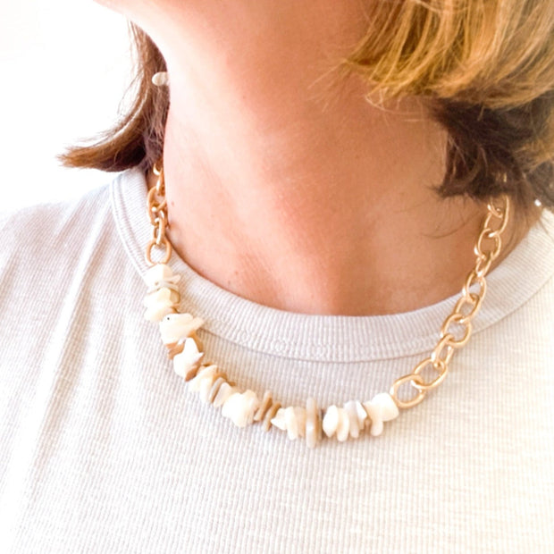 CHUNKY CHIP BEAD Necklace
