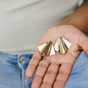 PAPER AIRPLANE Earrings - Twisted Silver Jewelry